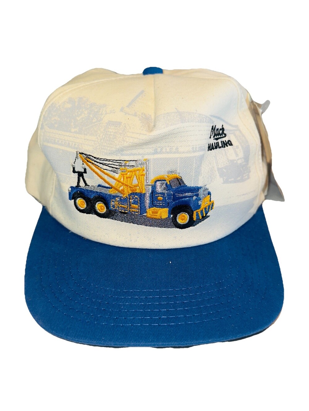 Mack Truck Bulldog Basics Snap Back HatNew Vintage   Hauling Transport Trucker